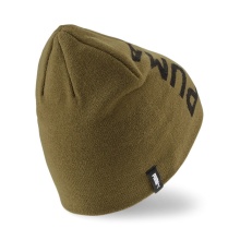 Puma Czapka Beanie Classic Cuffless z napisem - oliwkowa - 1 sztuka