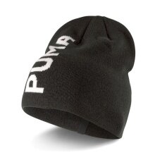 Czapka Puma (Beanie) Classic Cuffless z napisem - czarna - 1 sztuka