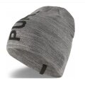 Czapka Puma (Beanie) Classic Cuffless z napisem - szara - 1 sztuka