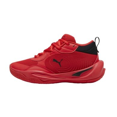 Puma Halowe buty do gry Playmaker Pro czerwono/czarne dziecięce