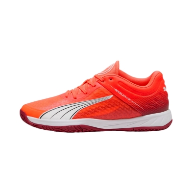 Puma halowe buty do tenisa Accelerate Turbo 2025 czerwone męskie