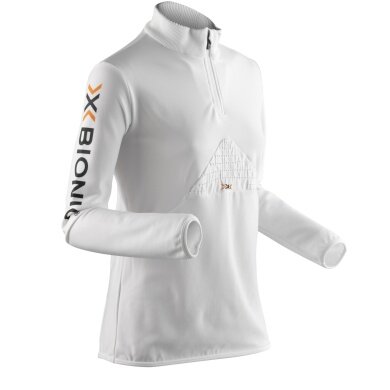 X-Bionic Ski Beaver Longsleeve Zip-Up biały Damski