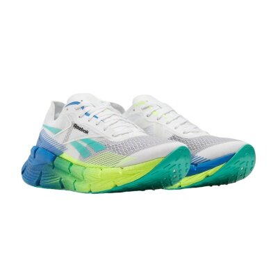 Reebok Buty biegowe FloatZig X1 białe/limonkowe/niebieskie męskie