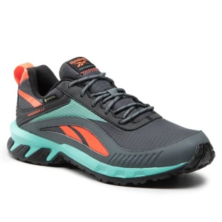 Reebok Buty biegowe Trail Ridgerider 6 GTX (wodoodporne) szaro-niebieskie/miętowe męskie