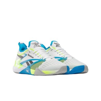 Reebok Halowe buty do tenisa Nano Court białe/aqua/limonka męskie