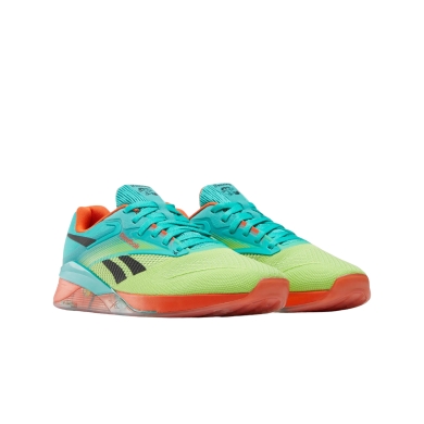 Reebok Halowe buty do gry Nano X4 zielone/niebieskie/pomarańczowe męskie