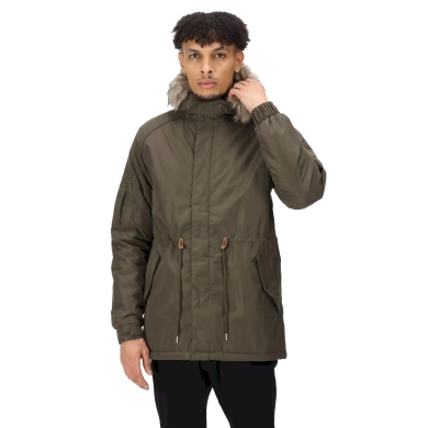 Parka zimowa Regatta Salinger III (wodoodporna) khaki męska