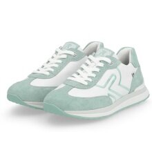 Rieker Sneaker Evolution (Skóra gładka) 42509-81 biały/teal niebieski Damskie