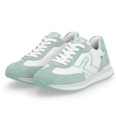 Rieker Sneaker Evolution (Skóra gładka) 42509-81 biały/teal niebieski Damskie