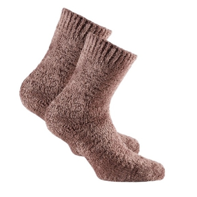 Skarpety dzienne Rohner Basic Cozy brązowe - 1 para