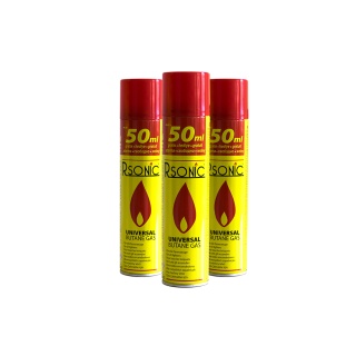 Rsonic Gaz Butan do Zapalniczek 250ml+50ml - 1 Butelka