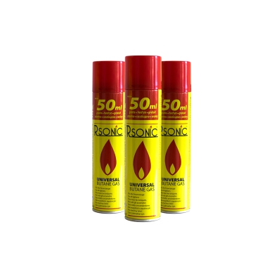 Rsonic Gaz Butan do Zapalniczek 250ml+50ml - 1 Butelka