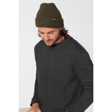 super natural Zimowa czapka City Beanie (wełna merino, idealna termoregulacja) zielony awokado - 1 sztuka