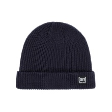 super natural Czapka zimowa Merino Basic Beanie (wełna merino, idealna ochrona przed zimnem) granatowa - 1 sztuka