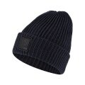 super natural Czapka zimowa Julie Beanie (wełna merino, idealna termoregulacja) czarna - 1 sztuka