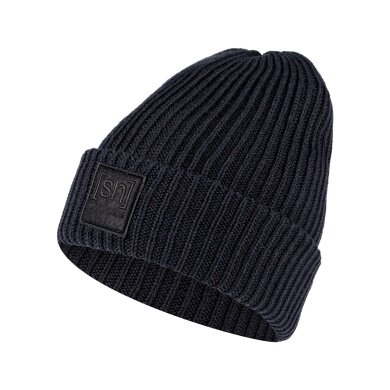 super natural Czapka zimowa Julie Beanie (wełna merino, idealna termoregulacja) czarna - 1 sztuka