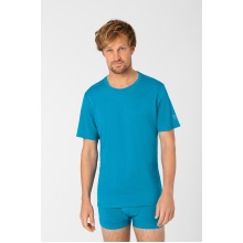 super natural Tshirt Base 140g - Wełna merino - Bielizna metryal niebieski męski