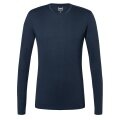 super natural Bielizna termiczna Longsleeve Base 230 - Wełna merino - granatowy Mężczyźni