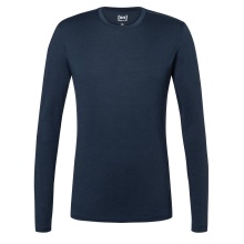 super natural Bielizna termiczna Longsleeve Base 230 - Wełna merino - granatowy Mężczyźni