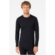 super natural Bielizna termiczna Longsleeve Base 230 - Wełna merino - czarny Mężczyźni