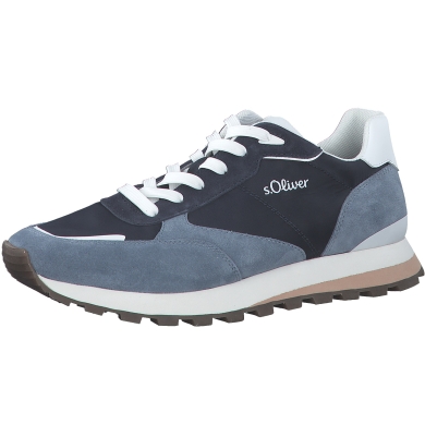 s.Oliver Sneaker 5-13667-20-805 z Soft Foam - Skóra - 2023 granatowy Mężczyźni