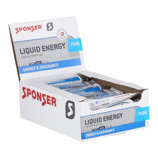 Sponser Energy Liquid Pure (wysokiej jakości formuła węglowodanowa) 18x70g Box