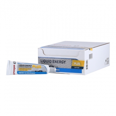 Sponser Energy Liquid PLUS Gel (Żel węglowodanowy z kofeiną i tauryną) Neutral/Kofeina 18x70g Box