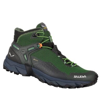 Salewa Buty Wędrówkowe Ultra Flex Mid 2 GTX (Speed-Hiking, wodoodporne) zielone męskie