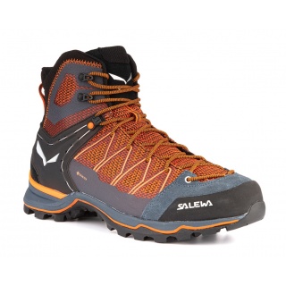 Salewa Buty trekkingowe Mtn Trainer Lite Mid GTX (Trekking, wodoodporne) pomarańczowo/czarne męskie