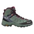 Salewa Buty trekkingowe WS Alp Trainer 2 Mid GTX (Alpejskie, wodoodporne) zielone Damskie