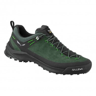 Salewa Buty Wspinaczkowe Wildfire Leather (Zustieg, Zamsz) zielone męskie