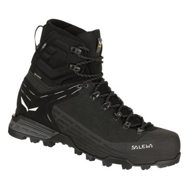 Salewa Buty trekkingowe Ortles Ascent Mid GTX (Alpejskie, skóra zamszowa, wodoodporne) czarne męskie