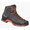 Salewa Buty trekkingowe Mtn Trainer Mid GTX (Trekking, wodoodporne) asfaltowo-szare/pomarańczowe męskie