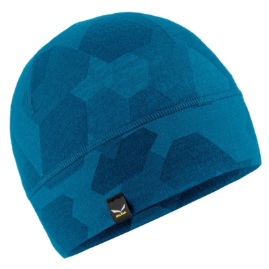 Salewa Czapka (Beanie) Pedroc Wo (miękka, ciepła i oddychająca) niebieska - 1 sztuka