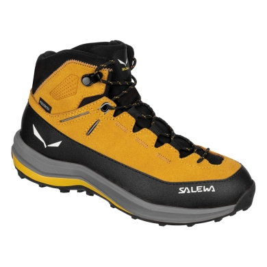 Salewa Buty trekkingowe MTN Trainer 2 Mid PTX (Powertex, wodoodporne) złoty/czarny dziecięce