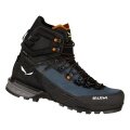 Salewa Buty trekkingowe Ortles Edge Mid GTX (Alpejskie, skóra zamszowa, wodoodporne) granatowo/czarne męskie