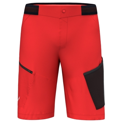 Salewa Spodnie Wędrówkowe Short Pedroc Cargo 3 DST Outdoor (odporne na wodę, lekkie) krótkie czerwone męskie