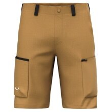 Salewa Spodnie trekkingowe Puez Hemp Durastretch Short (oddychające, wytrzymałe) krótkie złotobrązowe męskie