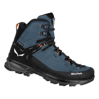 Salewa Buty trekkingowe MTN Trainer 2 Mid GTX (Alpejski, zamsz, wodoodporne) niebieskie męskie