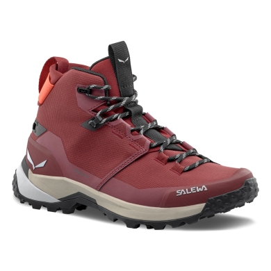 Salewa Buty trekkingowe Puez Mid Powertex (Trekking, wodoodporne, oddychające) bordowe Damskie