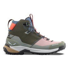 Salewa Buty trekkingowe Puez Mid Powertex (Trekking, wodoodporne, oddychające) oliwkowe/wielokolorowe Damskie