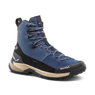 Salewa Buty trekkingowe Puez Winter Mid Powertex (Trekking, wodoodporna membrana Powertex®) granatowo/czarny męskie