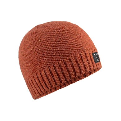 Salewa Czapka wełniana (Beanie) Alpine Wool (miękka, ciepła, prążkowana) brązowa - 1 sztuka