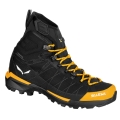 Salewa Buty Wysokogórskie Ortles Light MID Powertex (Wędrówki zimowe/Trekking, wodoodporne) czarny/złoty męskie