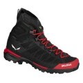 Salewa Buty trekkingowe Ortles Light MID Powertex (wędrówki zimowe/trekking, wodoodporne) czarny/czerwony męskie