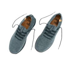 Saola Sneaker Tsavo 2.0 Wełna (wełna merino) stalowoszary mężczyźni