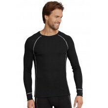 Schiesser Termoaktywna bielizna longsleeve extra ciepła Sport Thermo Plus czarna męska