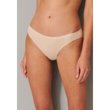 Schiesser Mini Slip 95/5 (95% bawełna) bielizna piaskowy dla kobiet - 2 sztuki