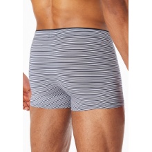 Schiesser bielizna bokserki Long Life Soft Shorts Modal paski grafitowe męskie - 1 sztuka