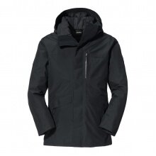 Schöffel Zimowy Parka 3w1 Warszawa GORE TEX® (wodoodporny i wiatroszczelny) czarny męski